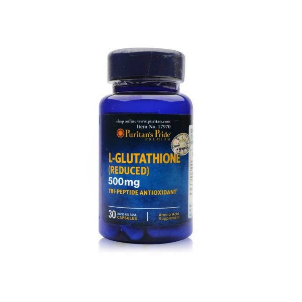 Puritan’s Pride L-GLUTATHIONE 500MG 30CAP | PnG Pharmacy