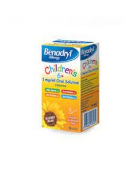 Benadryl 6+ Children Syrup X70ml (UK)