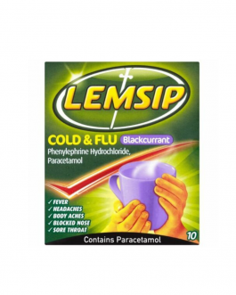 Lemsip Cold Flu Powder X10 Mix (Pack)