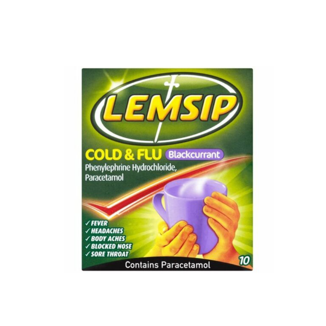 Lemsip Cold Flu Powder X10 Mix (Pack)