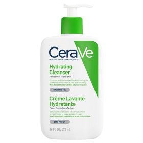 Cerave Hydrating Cleanser -473 Ml With Hyaluronic Acid