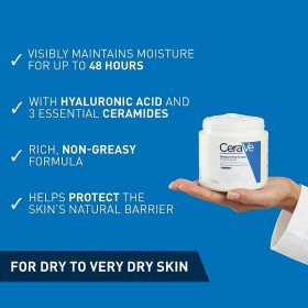 Cerave Moisturizing Cream -454g for Dry to Very Dry Skin