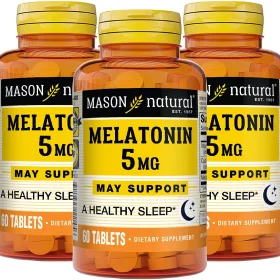 Mason Natural Melatonin 5mg X 60 Tab