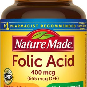 Nature Made Folic Acid 400 Mcg (665 Mcg DFE) Tabs 250 Cnt