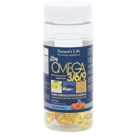 Nature’s Life Ultra Omega 3/6/9 with coenzyme Q10 x 100