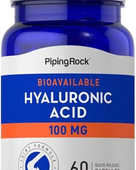 Piping Rock Hyaluronic Acid 100mg -60 Caps