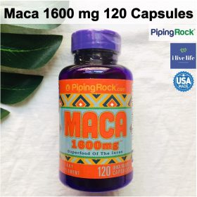 Piping Rock MACA 1600mg -120 caps