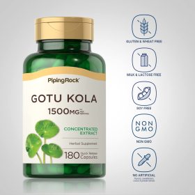 Piping Rock Gotu Kola 1500mg X 180caps