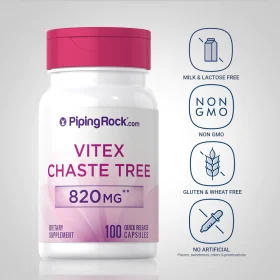 Piping Rock Vitex Chaste 820mg X 100 Caps