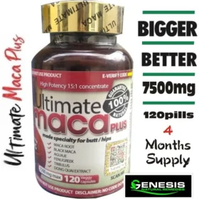 Ultimate Maca Plus for Bigger Butts and Hips -120 Veggy Caps