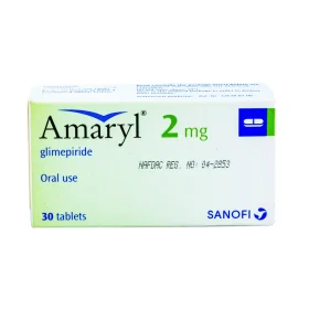 Amaryl 2mg -30 tablets (glimepiride)