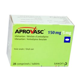 Aprovasc 150mg/5mg -28 tablets (Irbesartan/Amlodipine)