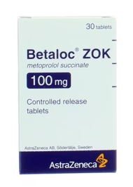 Betaloc ZOK 100mg -30 tablets (metoprolol succinate)