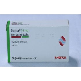 Concor 10mg -30 tablets (Bisoprolol fumarate)