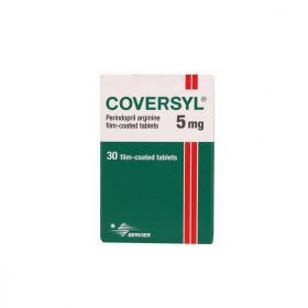 Coversyl 5mg -30 tablets (Perindopril arginine)