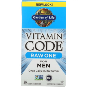 Vitamin Code Raw One for Men – 75 Caps Once Daily