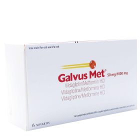 Galvus Met 50/1000mg -60 Tablets (Vidagliptin/Metformin HCL)