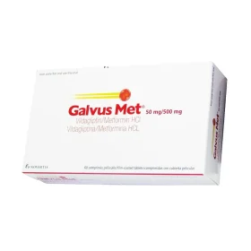 Galvus Met 50mg/500mg -60 tablets (Vidagliptin/Metformin)