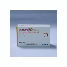 Glucophage 500mg -30 tablets (Metformin)