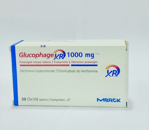 Glucophage XR 1000mg -30 tablets – PnG Pharmacy