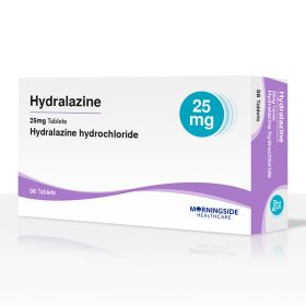 Hydralazine hydrochloride 25mg -56 tablets