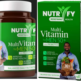 Nutrify Multivitamin For Men 50+With Probiotics -30 Tablets