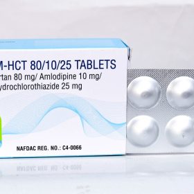 Pilorem HCT 80/10/25 -30Tablets (Telmisartan/Amlodipine/Hydrochlorothiazide)