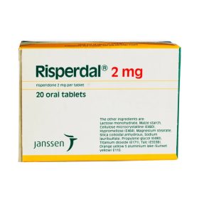 Risperdal 2mg -20 tablets (Risperidone)