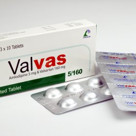 Valvas 5/160 -30 Tablets (Amlodipine/Valsartan)