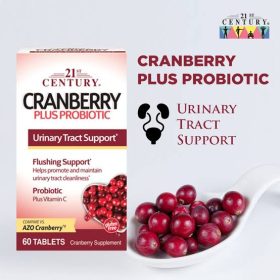 21st Century Cranberry Plus Probiotic+Vitamin C x 60