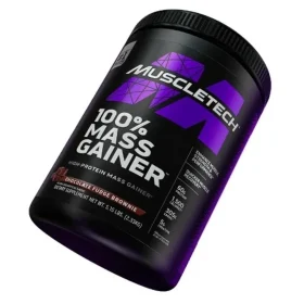 Muscletech 100% Mass Gainer Protein Powder 5lbs Vanilla/Chocolate