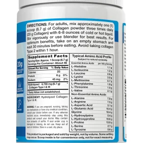 Nature’s Truth Ultra Collagen Grass Fed Peptides Type 1&3-312g