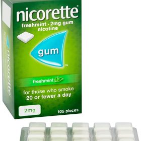 Nicorette Freshmint 2mg Nicotine Gum -105 Pieces