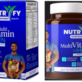 Nutrify Multivitamin for Men With Probiotics -30 Tablets