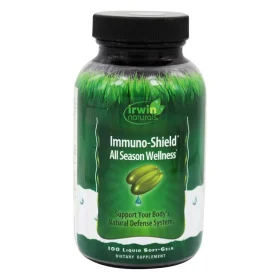 Irwin Naturals Immuno-Shield All Season Wellness for Body’s Natural Defense System – 100 Liquid Softgels