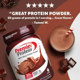 Premier Protein Chocolate Milkshake Protein Powder 150 Calories/30g Proteins/ 680g