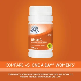 21st Century One Daily Women’s Tablets -100 Count / Multivitamin