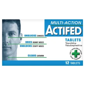 Actifed Multi-action – 12 Tablet