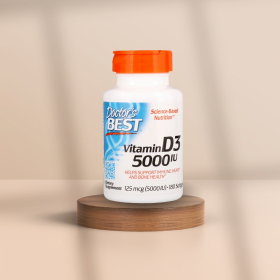 Doctor’s Best Vitamin D3 5,000 IU 125mcg -180 Softgels