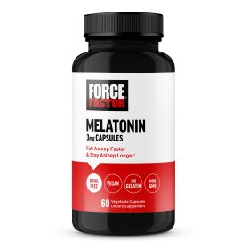 FORCE FACTOR Melatonin 3mg -60 Vegetable Capsules