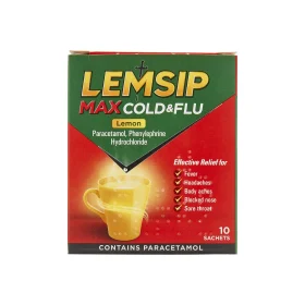 Lemsip Max Cold & Flu – 10 sachets