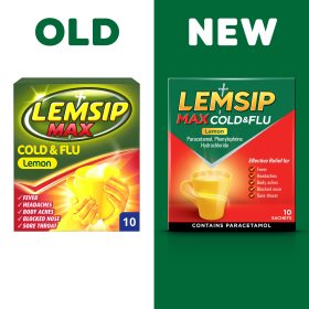 Lemsip Max Cold & Flu – 10 sachets