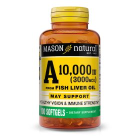 Mason A 10000iu 3000mcg X100 Softgel From Fish Liver Oil