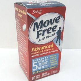 Move Free Advanced Plus MSM and Vitamin D3, 80 tablets