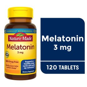 Nature made Melatonin 3mg -120 Tablets