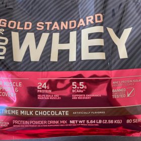 ON GOLD STANDARD 100% WHEY protein-5.64LB-2.65kg-80-servings-extreme-milk-chocolate