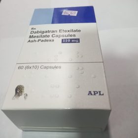 Ash-Padexa Dabigatran Etexilate Mesilate 110mg -60Caps