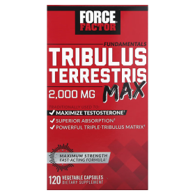 Force Factor Tribulus Terrestris Max 2000MG -120 CAPS