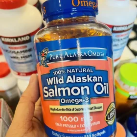 Pure Alaska Omega 100% Wild Alaskan Samlon Oil Omega-3 1000mg/210 softgel