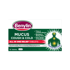 Benylin Mucus Cough & Cold all in one relief -16 Tablets